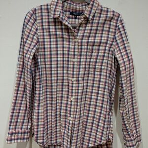 Madewell Multicolor Plaid Shirt Small